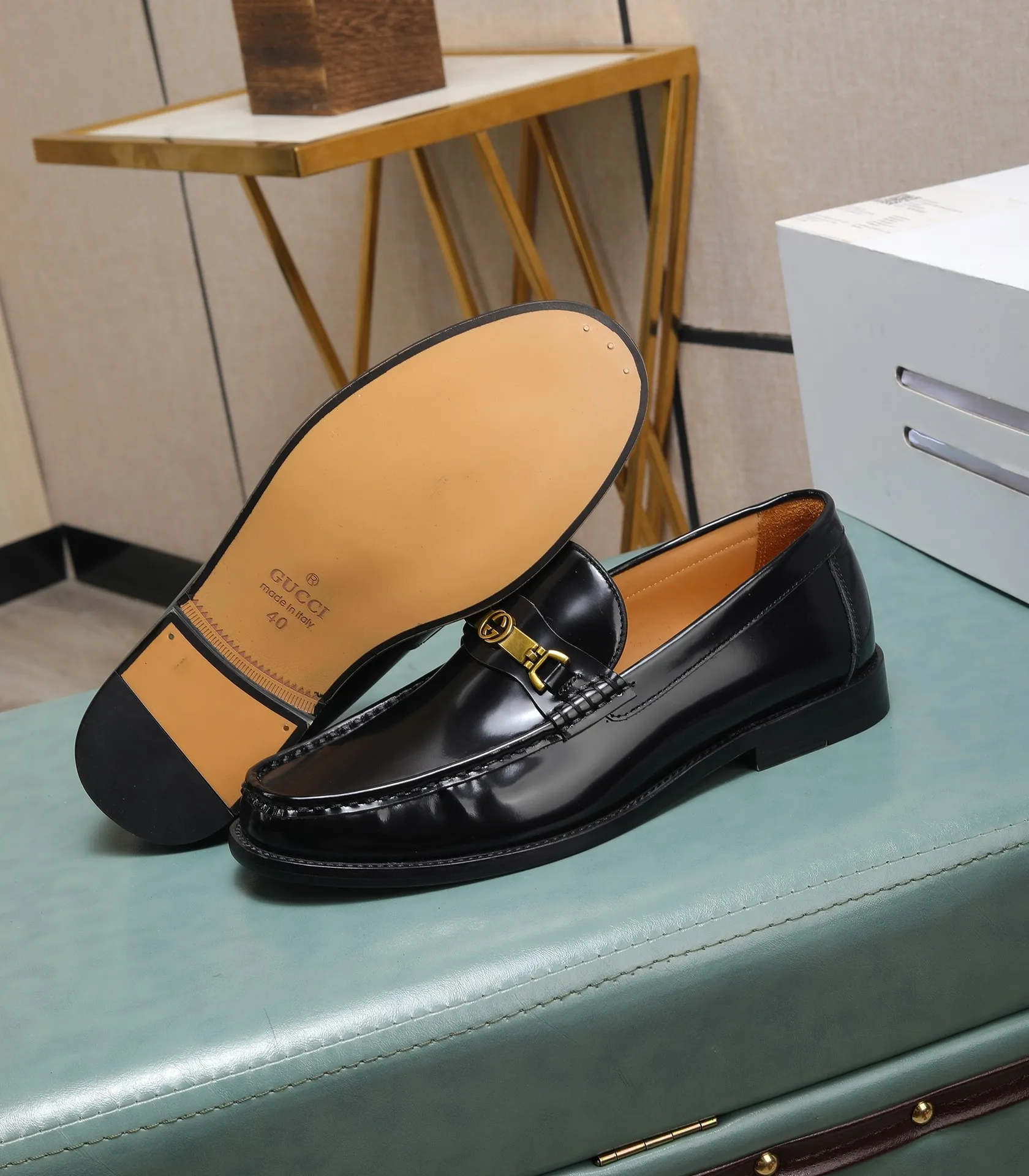 Men's shoes 💰580 📛📛Original (water-dyed cow lining) Gucci GUCCI official website formal shoes 🌀 Italian 🇮🇹 imported cowhide ➕ top imported water-dyed cowhide lining 💋 fine handmade original bottom, the real thing looks better when photographed in person Standard size 38-44